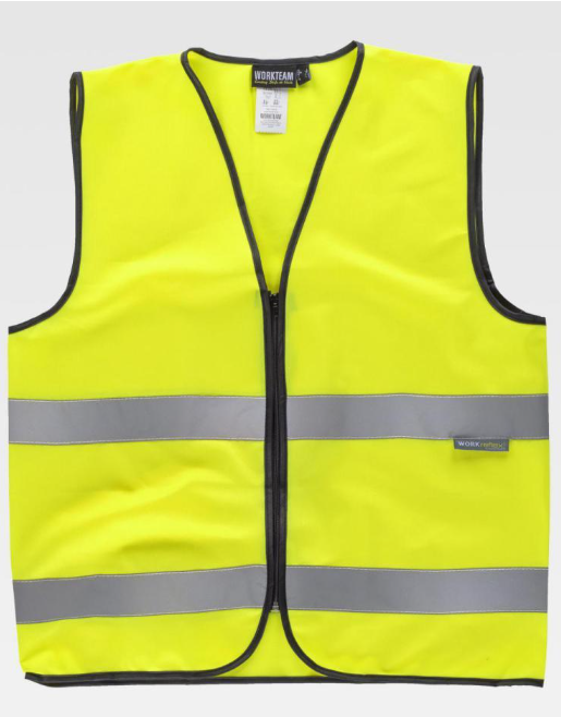 Armilla Workteam C3610 groga d’alta visibilitat